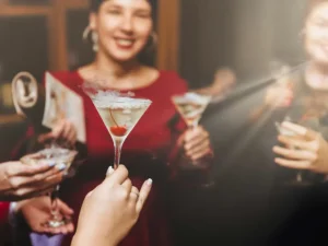 ladies having cocktails